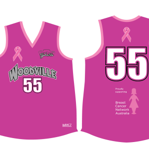 Woodville Basketball BCNA Pink Playing Jersey ONLY